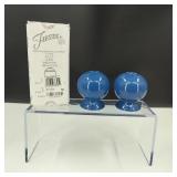 New Fiesta Ware Blue Salt & Pepper Shakers
