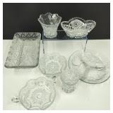 VTG Heisey Crystal Dishes & Other Brands