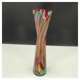 Vintage MCM Czech Glass Vase