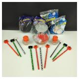 VTG Glass Libby Pumpkin Jar & Party Supplies