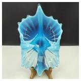 Vintage Blue Opalescent Fostoria Dish