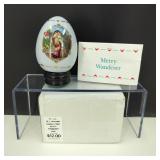 Vintage MJ Hummel Danburry Mint Merry Wanderer Egg