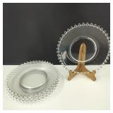VTG Imperial Glass Candlewick Salad Plates