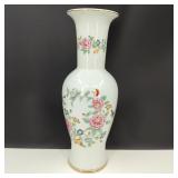 Vintage Hand Painted Floral Japanese Vase