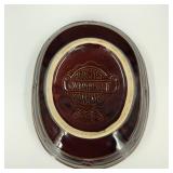 Vtg Marcrest Stoneware Daisy Dot Serving Dish