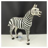 Large Vintage Paper Mache Zebra