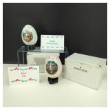 VTG MJ Hummel Danbury Mint Porcelain Eggs