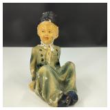 1940s Chalkware Dutch Boy Figurine