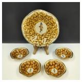 Vintage Mr. Peanut Metal Serving Bowls