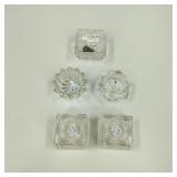 VTG Lead Crystal Salt Cellars