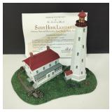 The Danbury Mint Sandy Hook Lighthouse Sculpture