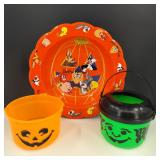 VTG 1991 MacDonalds Halloween Buckets Plus