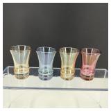 VTG Color Tinted Mini Shot/Cordial Glasses