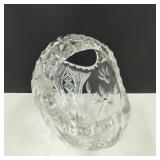 VTG 24% Lead Crystal Cut & Etched Glass Dish