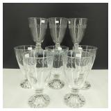 VTG Berwick/Boopie Etched Glass Goblets