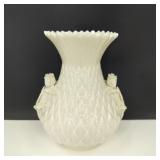 Vintage Belleek Thistle Top Rose Vase from Ireland
