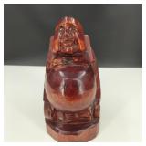 VTG Hand Carved Wood Buddha Figure