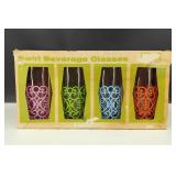 VTG The Federal Glass Co. Swirl Beverage Glasses