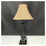 VTG Bronze Side Table Lamp and Shade
