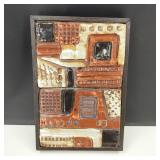 *Colored Ceramic Relief-Israeli Artist Ruth Faktor