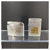 Vintage Zippo Case & Gaum Lighter