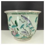 Ceramic Frog/Lilypad Planter Pot