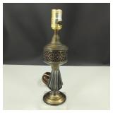 Vintage Brass/Marble Lamp Base