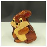 VTG Wooden Puzzle Lock Trinket Box