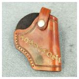 Vintage Leather Tombstone Pistol Holster