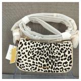 New-Michael Kors Carmela Small Leather Crossbody