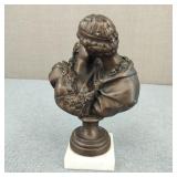 Repop-Bronze Bust Le Baiser Donne (The Kiss Given)