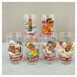 VTG-DQ Portland Trail Blazers Glass Tumblers