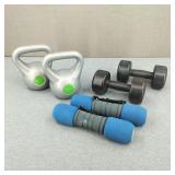 GYMENIST/Go Walking 5Lb Dumbbells/Hand Weights