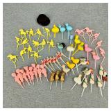 VTG 1950/60s  Cake/Cupcake Decorative Toppers