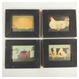 Mini Framed Farmhouse Folk Art Prints
