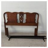Vintage Wood Full Size Headboard