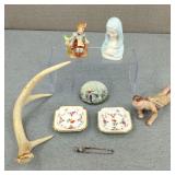 Vintage Collectables Antlers Butter Pats & More