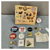Vintage Brand Assortment Shirt Pin & Buttons Beer