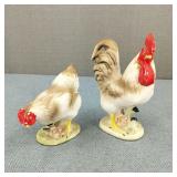 VTG Norcrest Japan Hand-Painted Ceramic Chickens