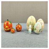 1988 Lillian Vernon Hand Painted Nesting Egg Plus
