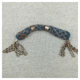 Antique 1800s Steel-Cut Beaded Miser Purse