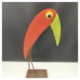 Large Metal Bird/Toucan Yard Sculpture