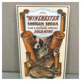 1991 Winchester/Olin Corp Metal Poster