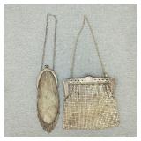 Antique German Silver Art Nouveau Mesh Purses