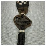 Antique 1800s Steel-Cut Beaded Miser Purse