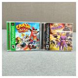 PS1 Crash Bash & SPYRO Year of the Dragon