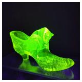VTG Fenton Carnival Glass Cat Slipper/Shoe