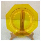 VTG Akro Agate Manganese Glass Dinner Plate