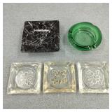 Vintage Glass Ashtrays