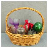 VTG Glass Prisms, Vases, Ball Jar & More